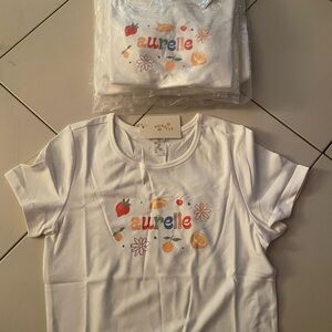 Aurelle Fruit Baby Tee 🍓🍊 / Lemon Hora Baby Tee 🍋🌀/ Happiness is Hawaii 🌈 🌺